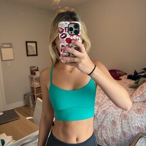 Teal Lululemon Sports Bra